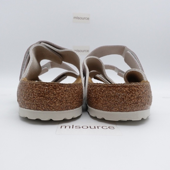 NEW Birkenstock Uji Nubuck Suede Leather Sandal 1024800 White - Picture 3 of 9